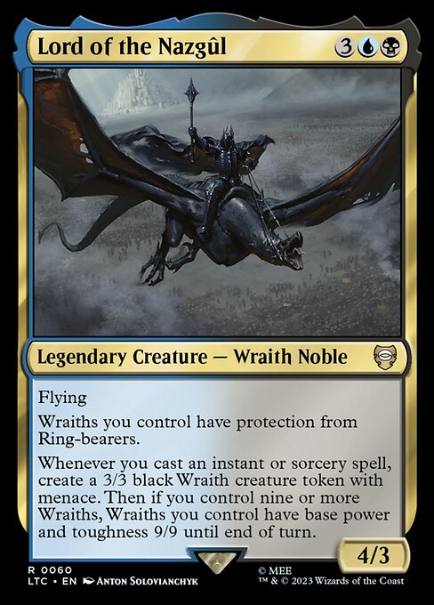 Lord of the Nazg√ªl Tales of Middle-earth Commander Magic: The Gathering card image
