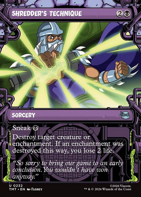 Shredder's Technique - Teenage Mutant Ninja Turtles #232