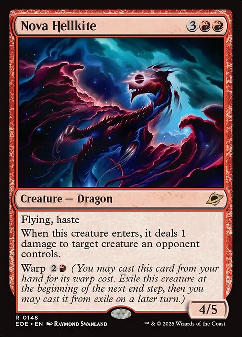 Nova Hellkite Edge of Eternities Magic: The Gathering card image