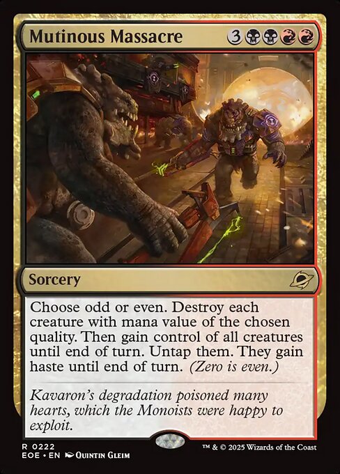 Mutinous Massacre - Edge of Eternities #222