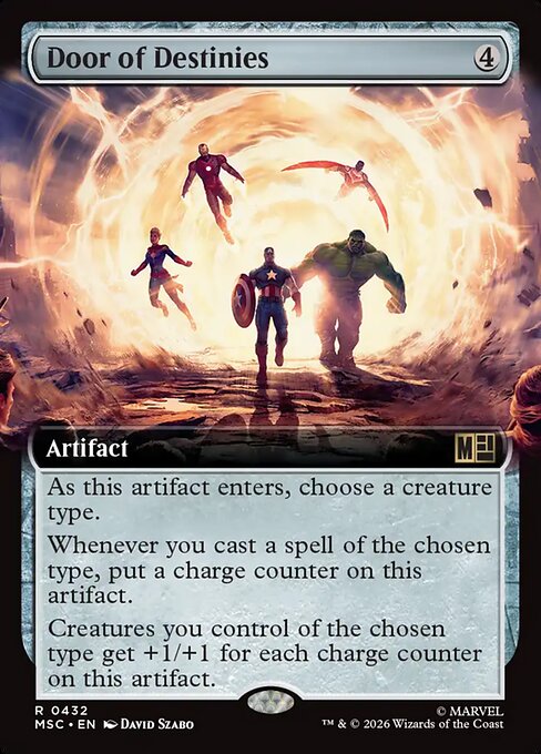 Door of Destinies Marvel Super Heroes Commander Magic: The Gathering card image