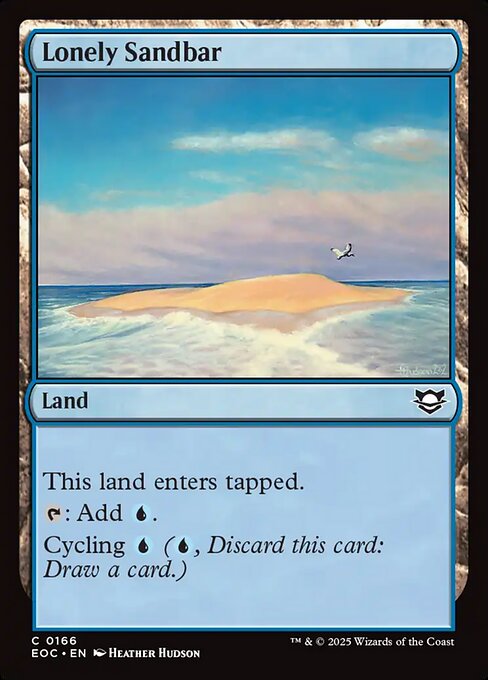 Lonely Sandbar - Edge of Eternities Commander #166