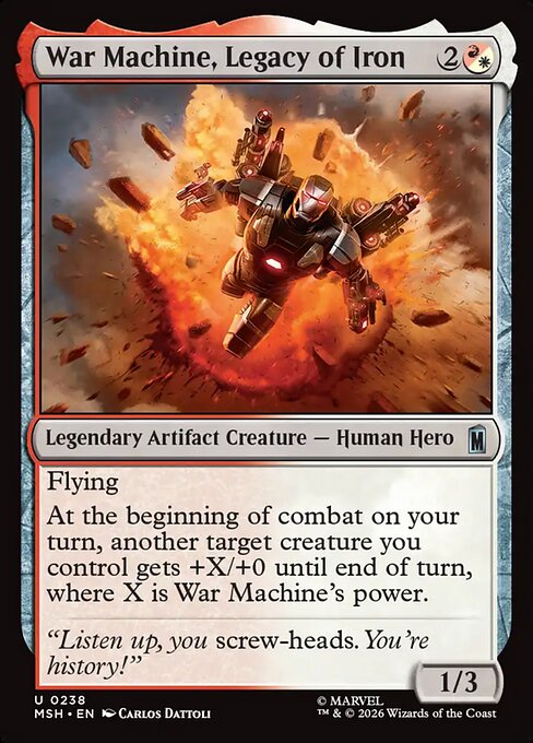 War Machine, Legacy of Iron - Marvel Super Heroes #238