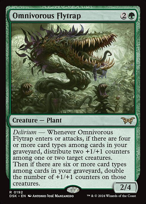 Omnivorous Flytrap - Duskmourn: House of Horror #192