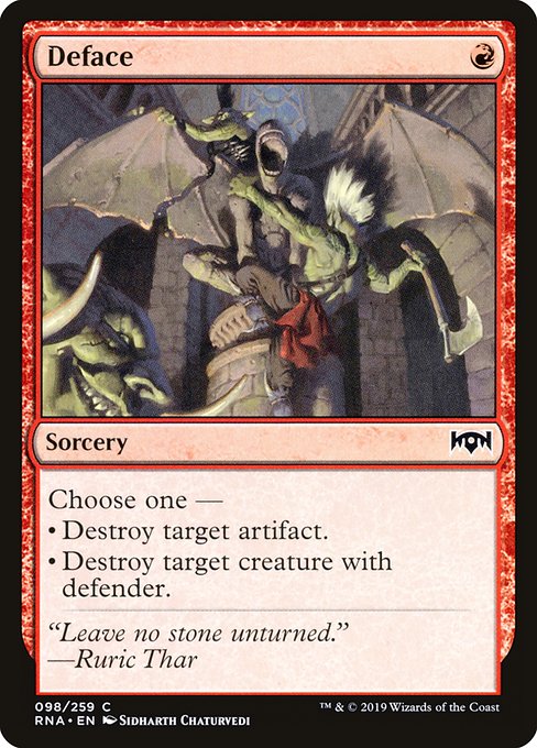 Deface - Ravnica Allegiance #98