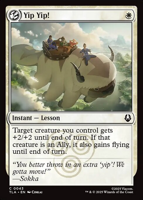 Yip Yip! - Avatar: The Last Airbender #43 Magic: The Gathering card image
