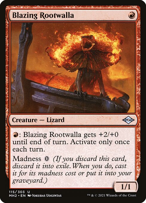 Blazing Rootwalla - Modern Horizons 2 #115