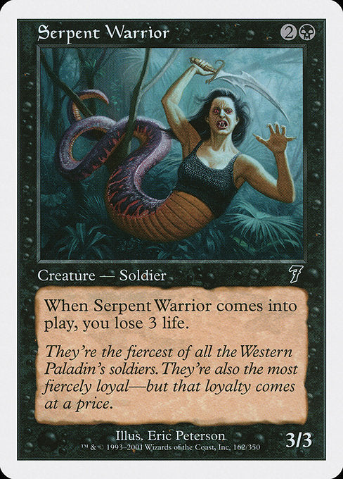 Serpent Warrior - Seventh Edition #162