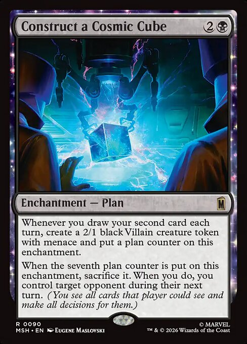 Construct a Cosmic Cube Marvel Super Heroes Magic: The Gathering card image