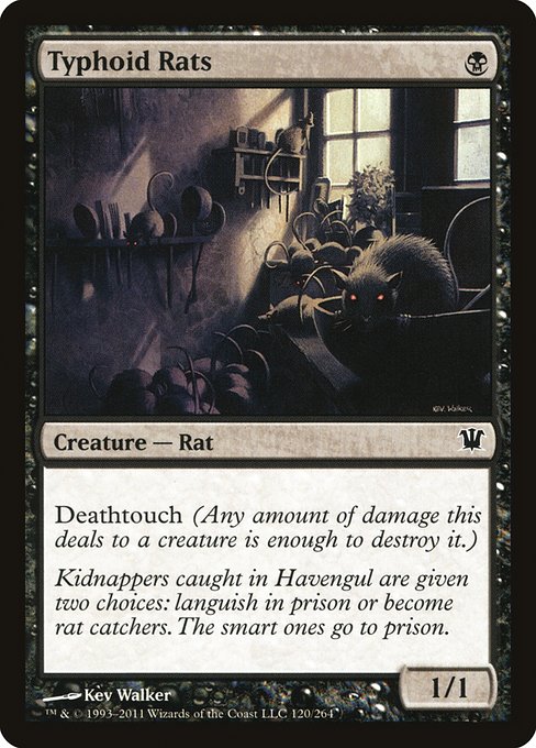Typhoid Rats - Innistrad #120