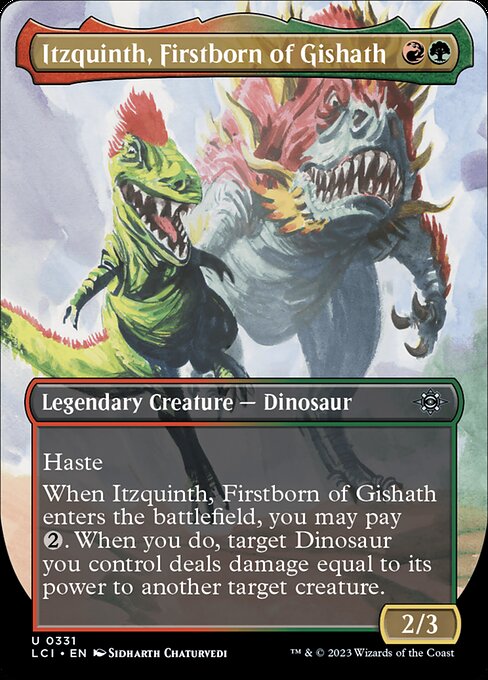 Itzquinth, Firstborn of Gishath - The Lost Caverns of Ixalan #331