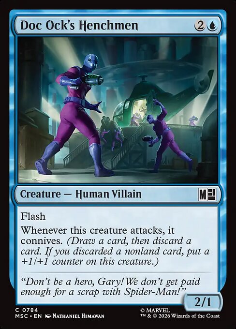 Doc Ock's Henchmen Marvel Super Heroes Commander Magic: The Gathering card image