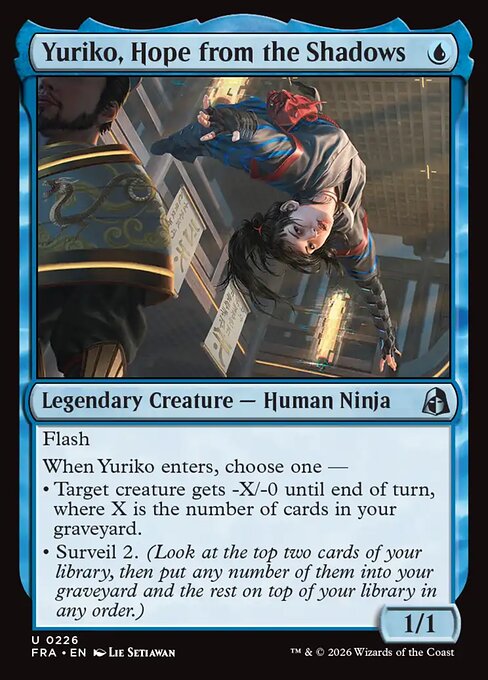 Yuriko, Hope from the Shadows - Reality Fracture - Non-Foil