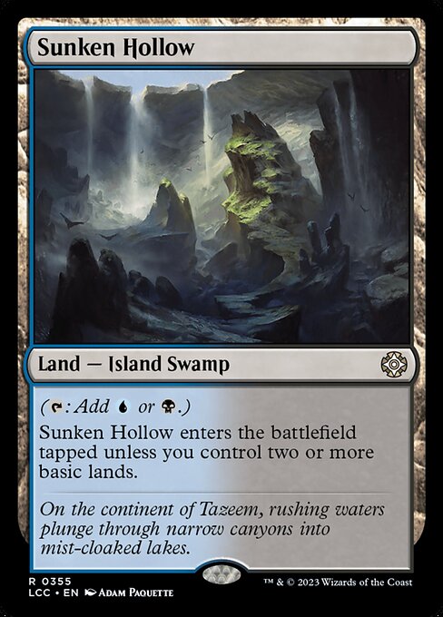 Sunken Hollow - Lost Caverns of Ixalan Commander #355