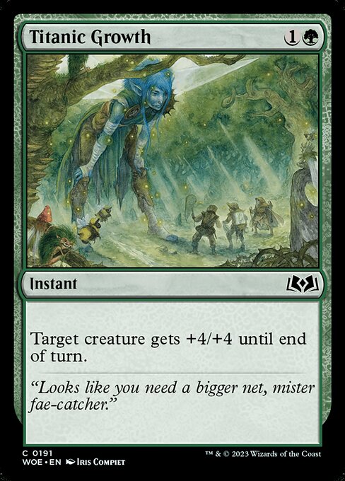 Titanic Growth - Wilds of Eldraine #191