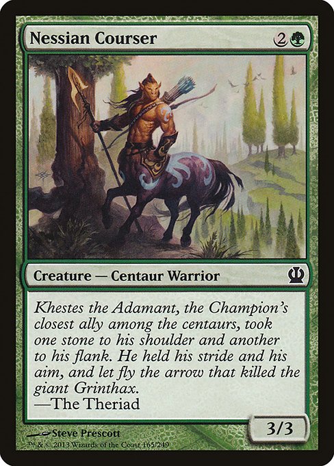 Nessian Courser - Theros #165 Magic: The Gathering card image