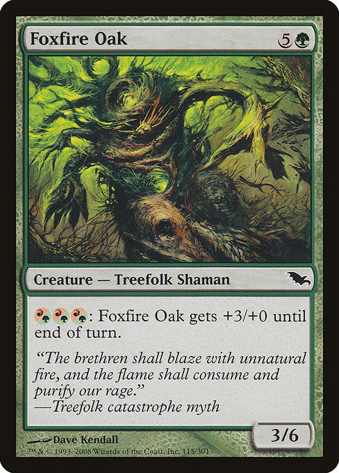 Foxfire Oak - Shadowmoor #115