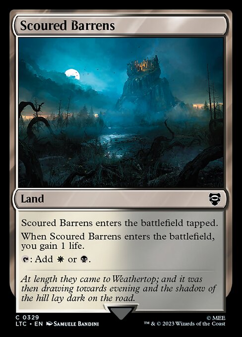 Scoured Barrens - Tales of Middle-earth Commander #329