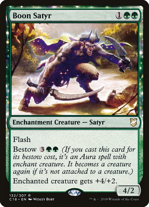 Boon Satyr - Commander 2018 #132