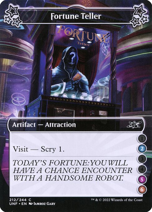 Fortune Teller - Unfinity #212c - Near Mint - Non-Foil