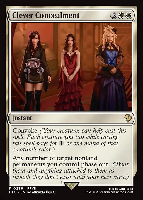 Clever Concealment Final Fantasy Commander Magic: The Gathering card image