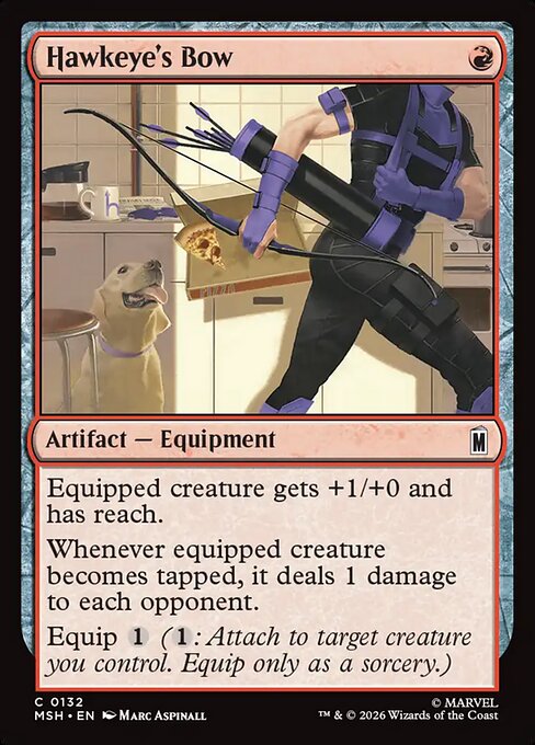 Hawkeye's Bow - Marvel Super Heroes #132 (Foil)
