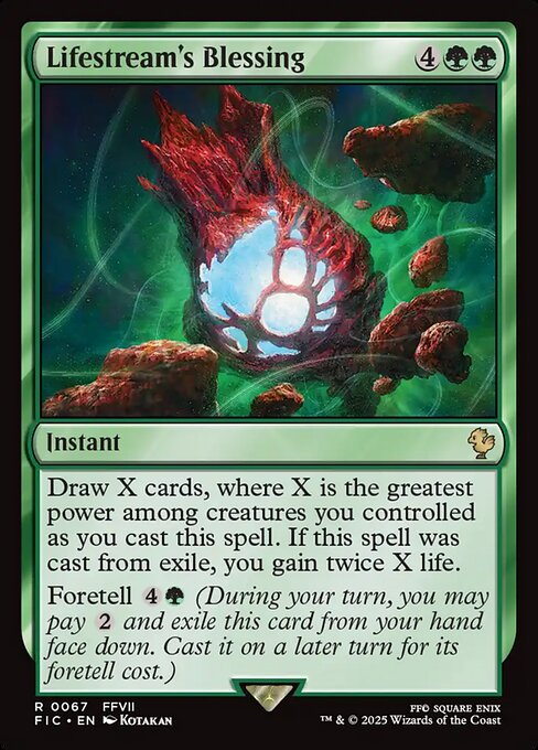 Lifestream's Blessing - Final Fantasy Commander #67 Magic: The Gathering card image
