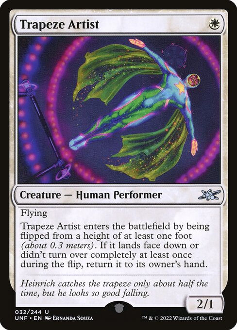 Trapeze Artist - Unfinity #32 - Near Mint - Non-Foil