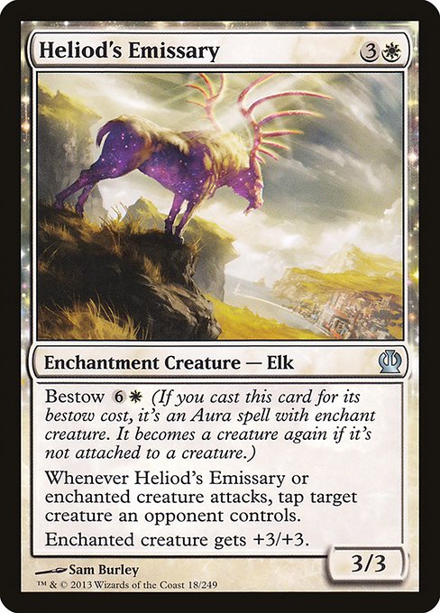 Heliod's Emissary - Theros #18 Magic: The Gathering card image