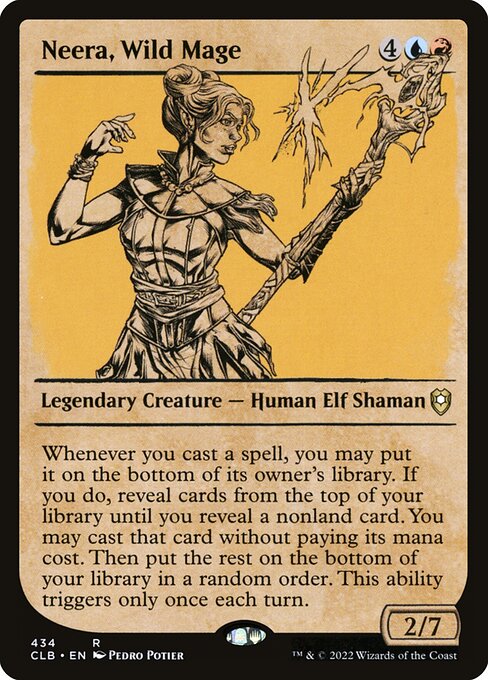 Neera, Wild Mage - Commander Legends: Battle for Baldur's Gate #434
