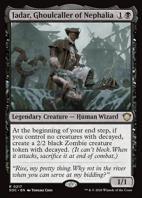 Jadar, Ghoulcaller of Nephalia - Secrets of Strixhaven Commander #217