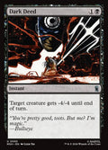 Dark Deed Marvel Super Heroes Magic: The Gathering card image
