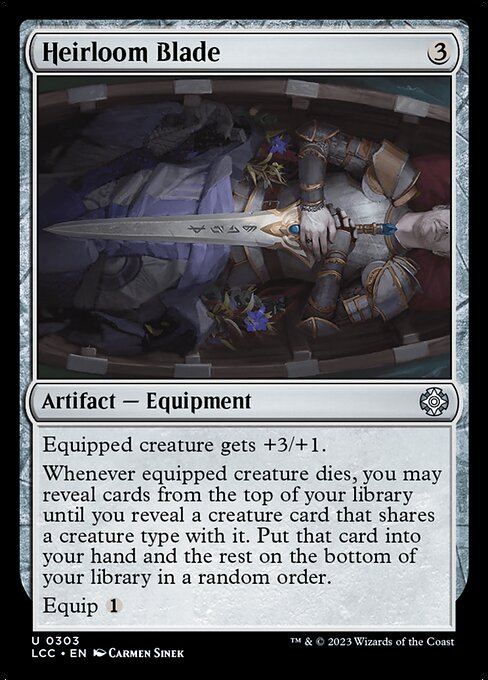 Heirloom Blade - Lost Caverns of Ixalan Commander #303