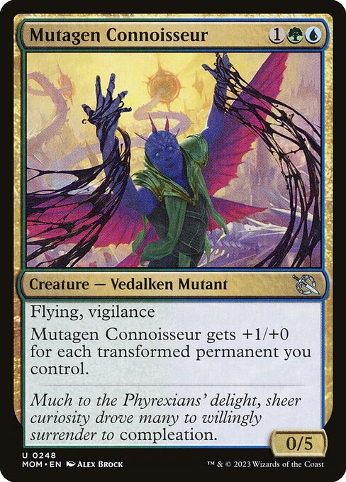 Mutagen Connoisseur - March of the Machine #248 Magic: The Gathering card image