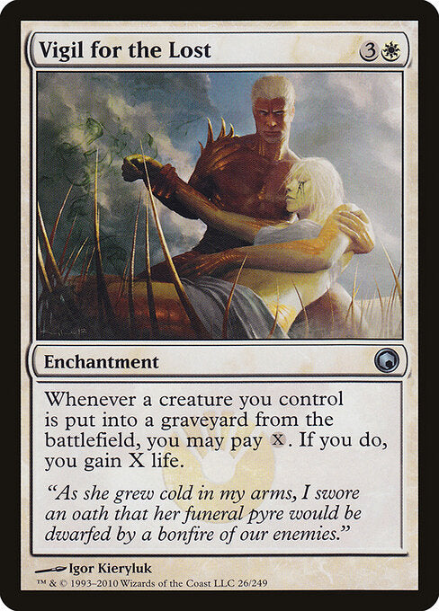 Vigil for the Lost Scars of Mirrodin Magic: The Gathering card image