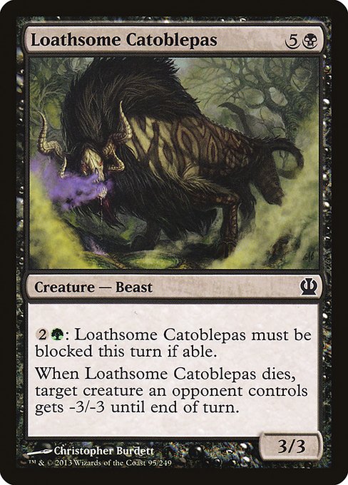 Loathsome Catoblepas - Theros #95 Magic: The Gathering card image
