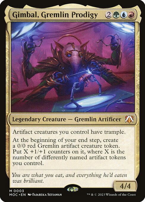Gimbal, Gremlin Prodigy - March of the Machine Commander #3