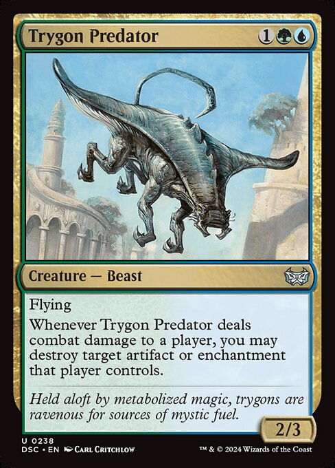 Trygon Predator - Duskmourn: House of Horror Commander #238