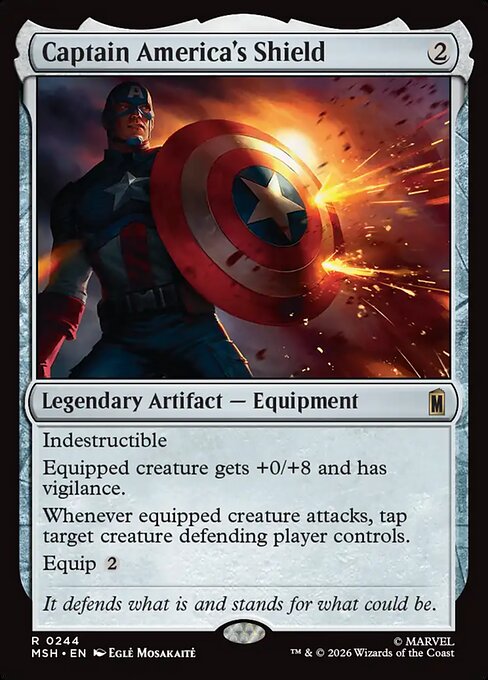 Captain America's Shield - Marvel Super Heroes #244 (Foil)