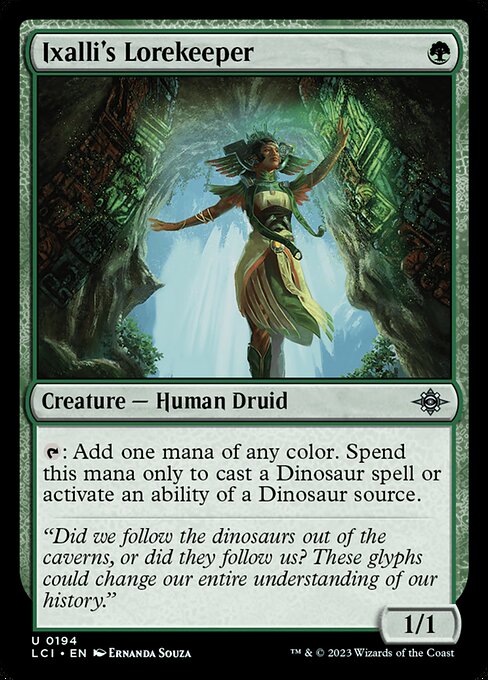 Ixalli's Lorekeeper - The Lost Caverns of Ixalan #194