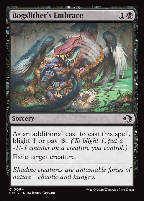 Bogslither's Embrace Lorwyn Eclipsed Magic: The Gathering card image
