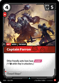 Captain Farron Riftbound card image