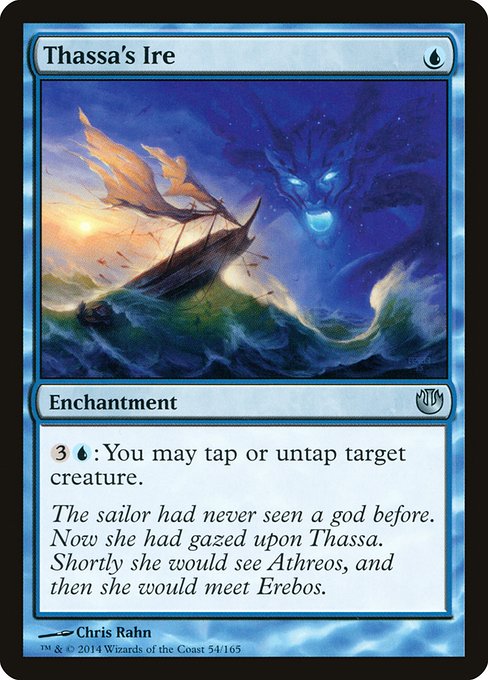 Thassa's Ire - Journey into Nyx #54 Magic: The Gathering card image