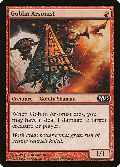 Goblin Arsonist - Magic 2013 #134