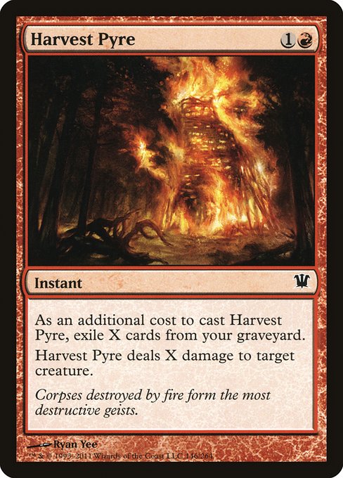 Harvest Pyre - Innistrad #146 Magic: The Gathering card image