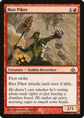 Riot Piker Dragon's Maze Magic: The Gathering card image