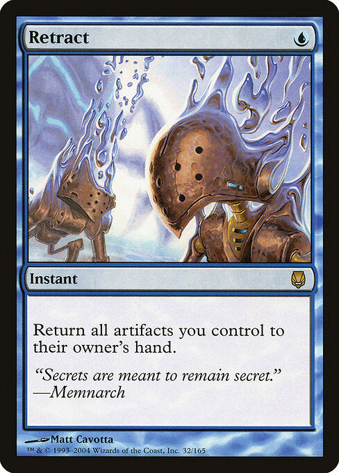 Retract Darksteel Magic: The Gathering card image