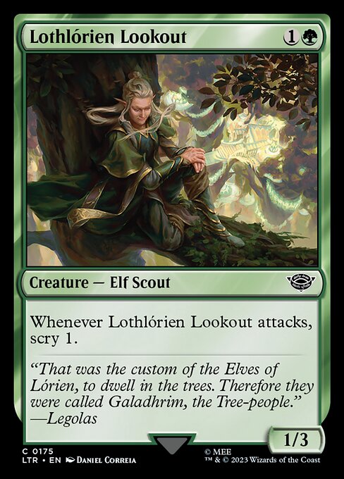 Lothl√≥rien Lookout The Lord of the Rings: Tales of Middle-earth Magic: The Gathering card image