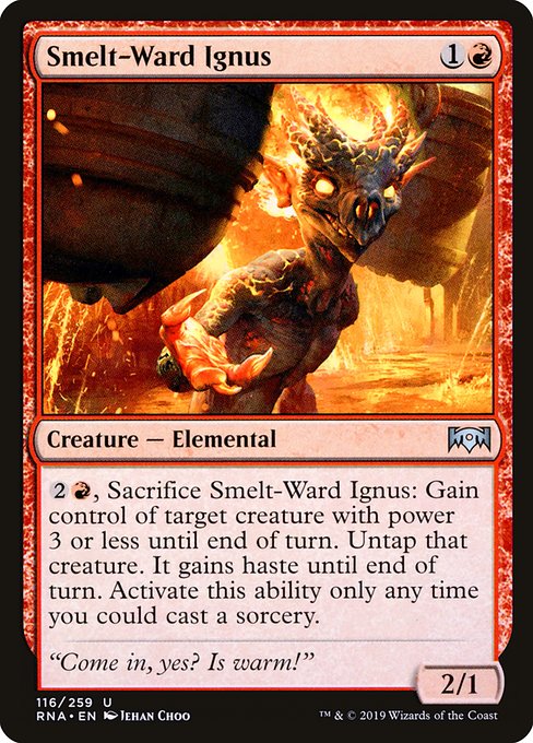 Smelt-Ward Ignus - Ravnica Allegiance #116