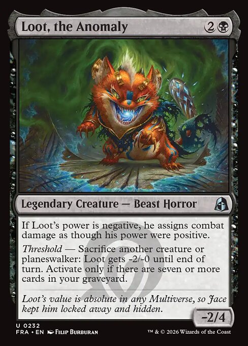 Loot, the Anomaly - Reality Fracture - Foil